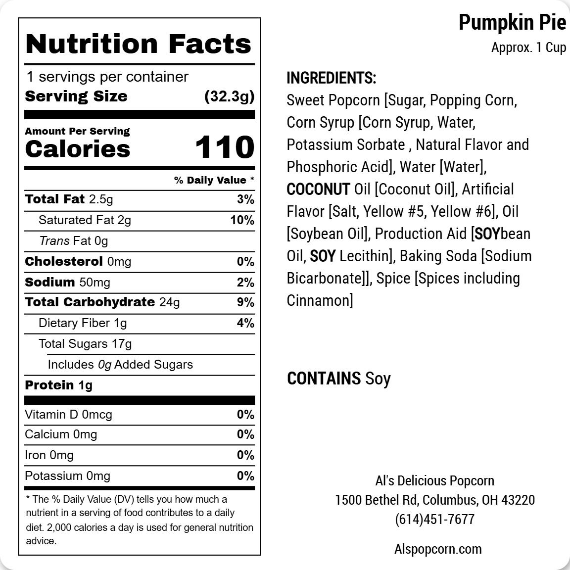 Pumpkin Pie Popcorn