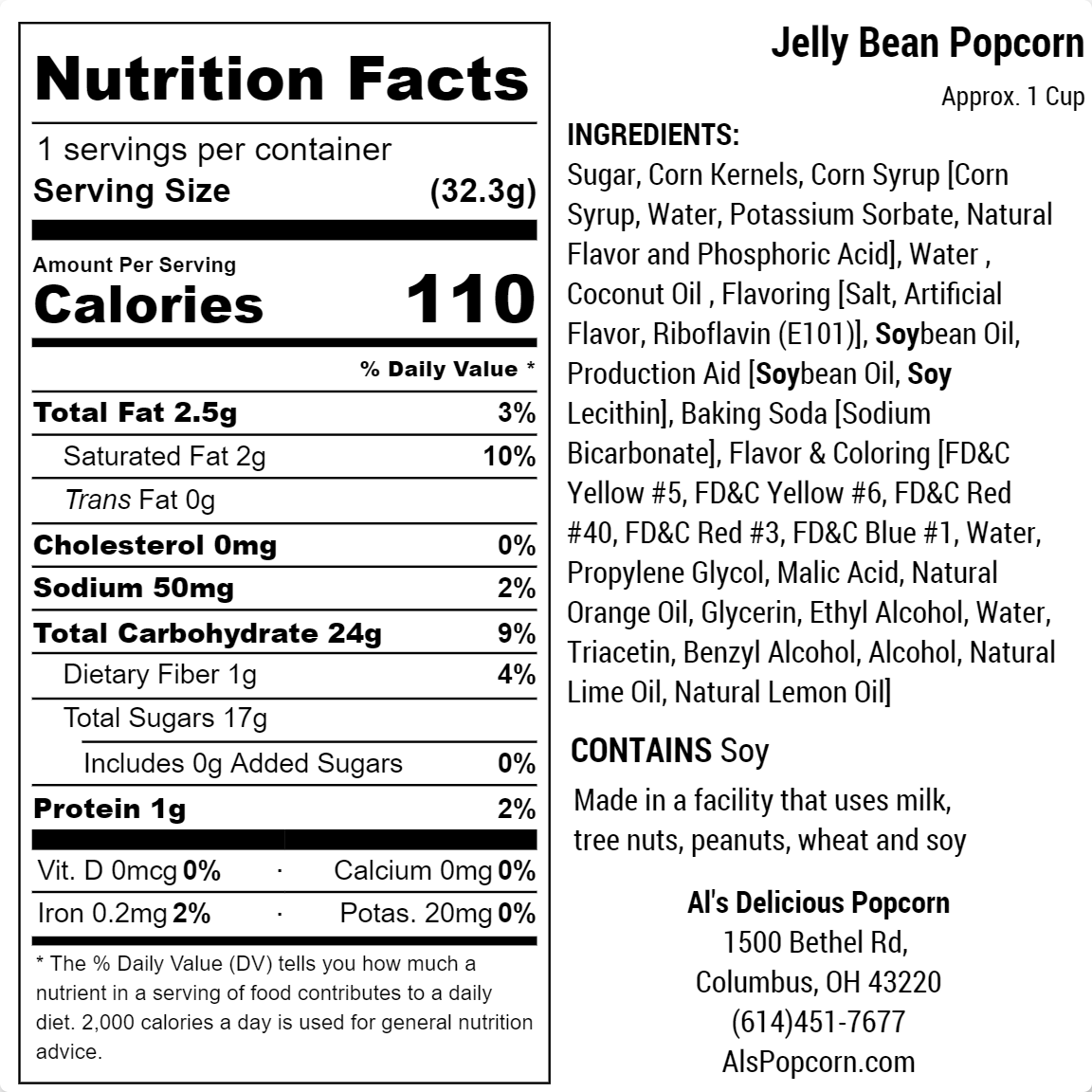 Jelly Bean Popcorn