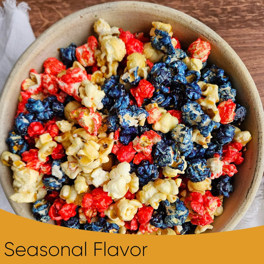Vanilla Butternut Popcorn - Fourth of July Mix
