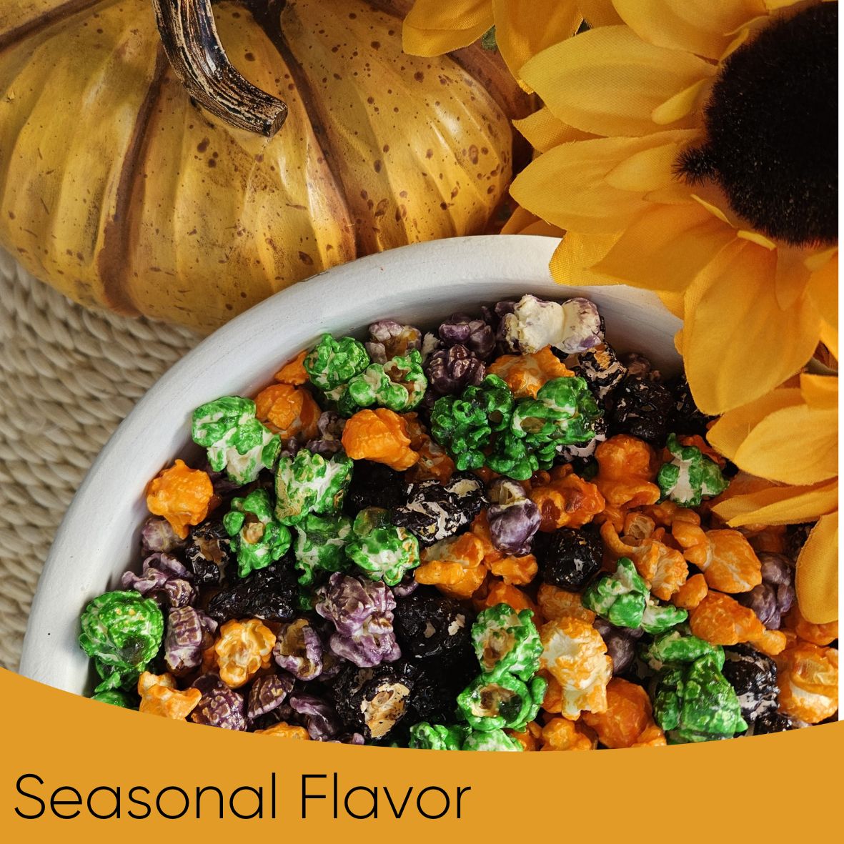 Vanilla Butternut Popcorn - Halloween Mix