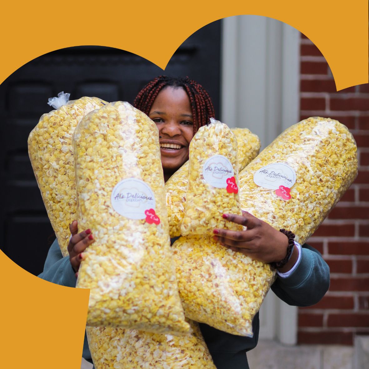 Jalapeño Cheddar Popcorn (Spicy) – Al's Delicious Popcorn