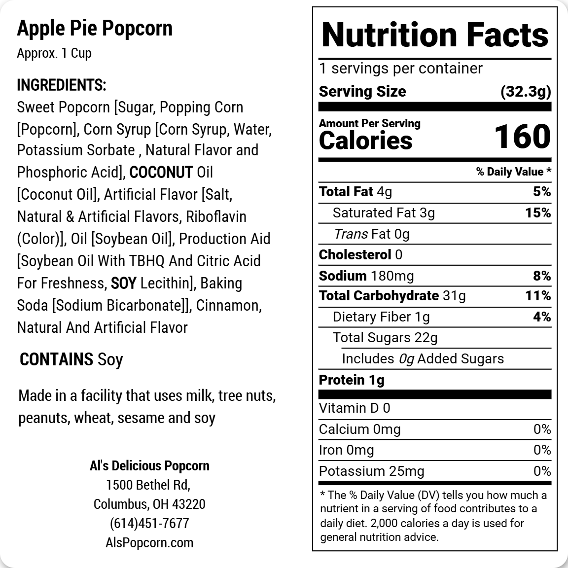 Apple Pie Popcorn