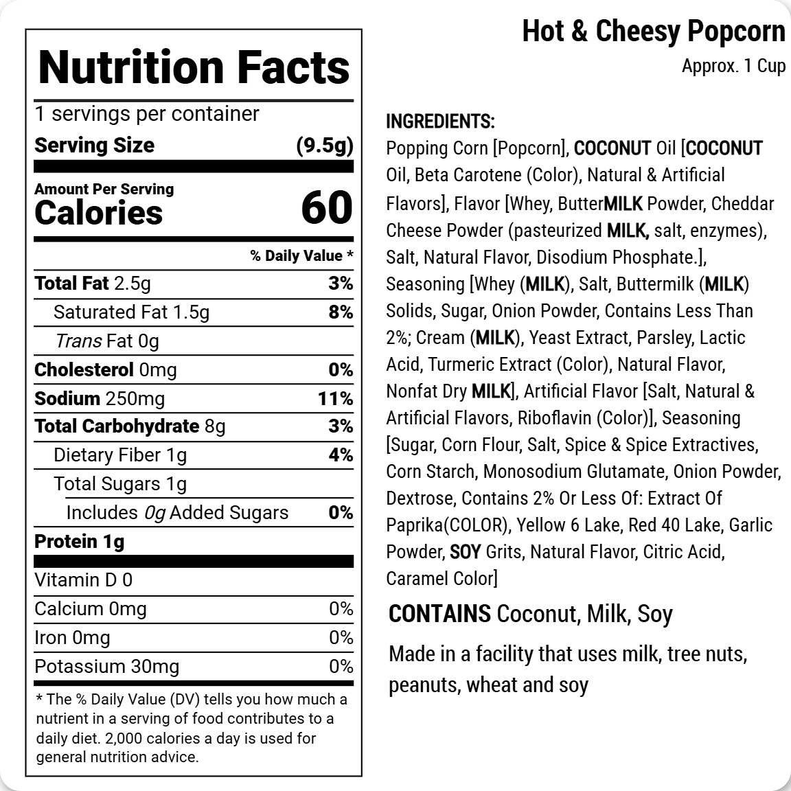 Hot & Cheesy Popcorn