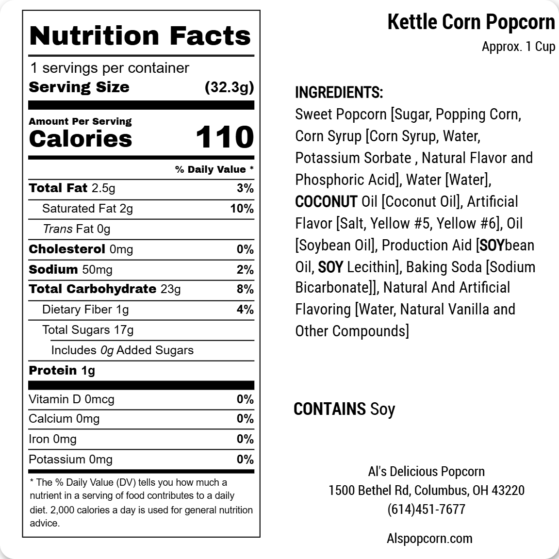 Kettle Corn Popcorn