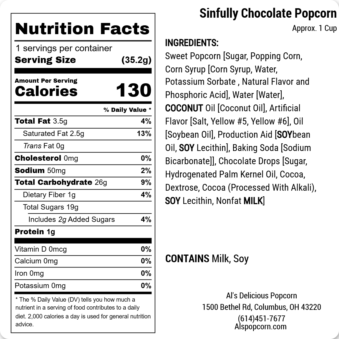 Sinfully Chocolate Popcorn