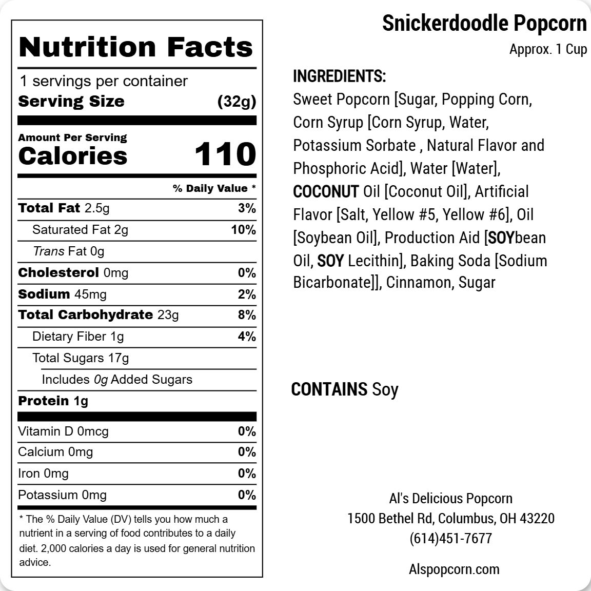 Snickerdoodle Popcorn
