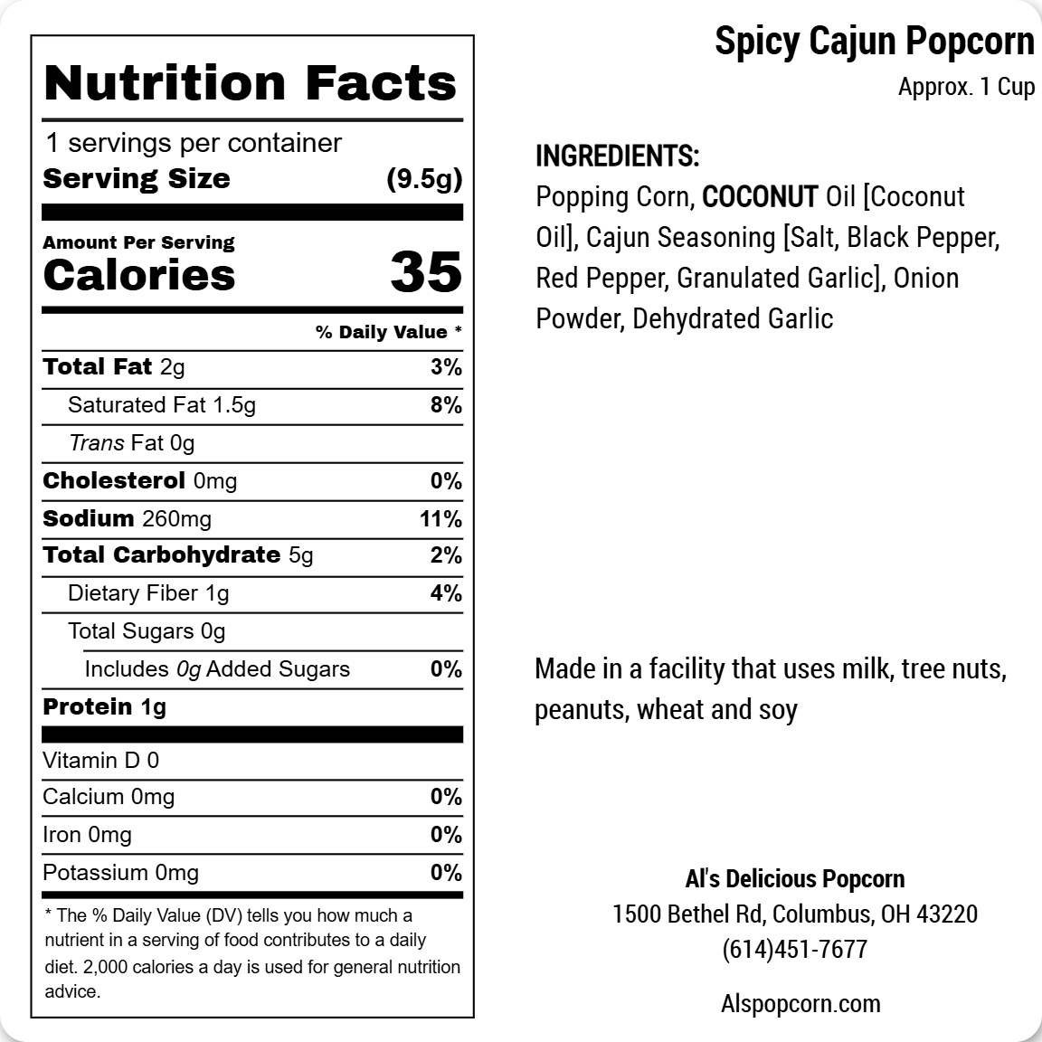 Spicy Cajun Popcorn
