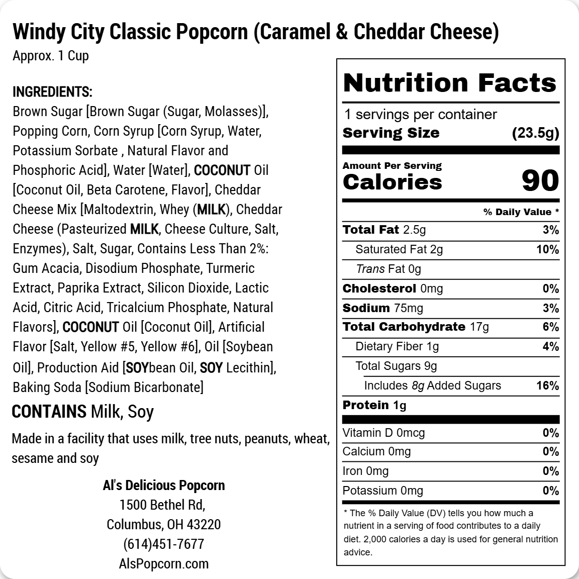 Windy City Classic Popcorn