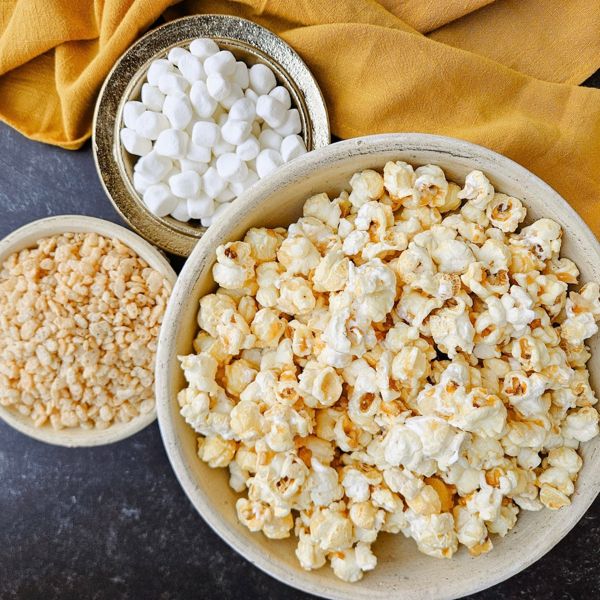 Rice Krispie Treat Popcorn